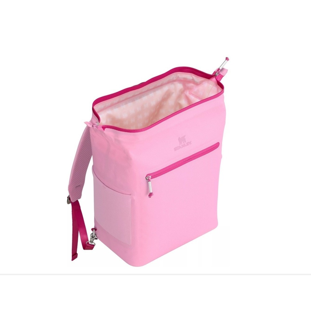 Stanley All Day Madeleine Midi Cooler Backpack Peony Insulated Cooler NWT - Picture 2 of 5